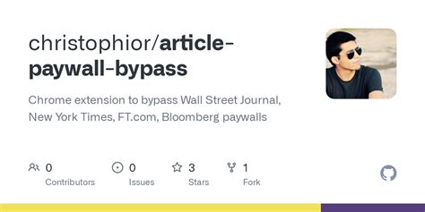 chrome extensions paywall bypass|GitHub